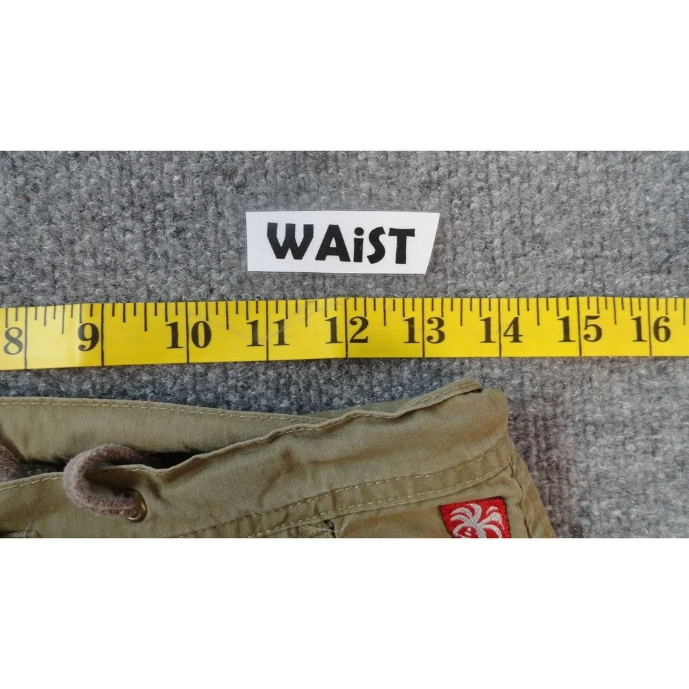 Boardway Shorts Men's 29x16 Chino Knee Length Cargo Army Green Hiking Outdoor